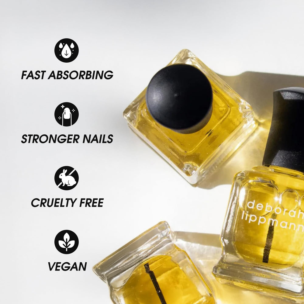 Deborah Lippmann It's A Miracle Textura ligera que penetra sin dejar grasa.