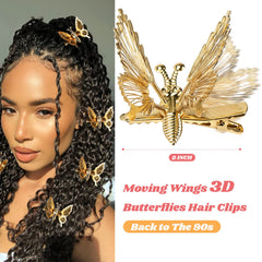 DEEKA pinza cabello metal dorado sujeción estable