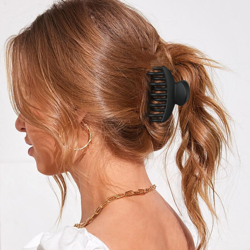 Pinza DEEKA para cabello grueso y fino, clip versátil para diferentes texturas.