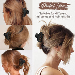 Pinza DEEKA tamaño medio 2,5 pulgadas, ideal para semirecogidos y control del cabello.