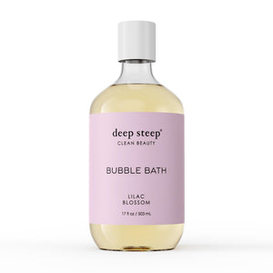 Deep Steep Lilac Blossom espuma de baño para relajación.