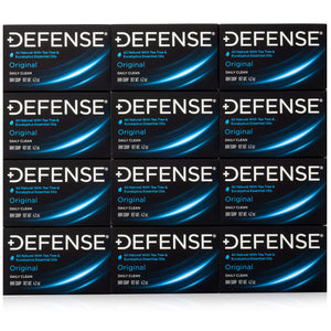 Defense Soap barra de árbol de té, limpia y suaviza la piel tras entrenamientos.