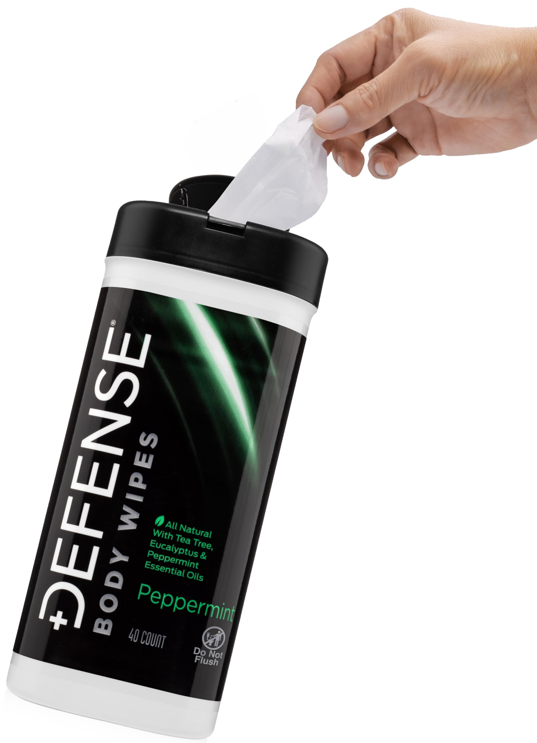 Defense Soap toallitas cuerpo menta arbol de te para limpieza rapida tras entrenamiento