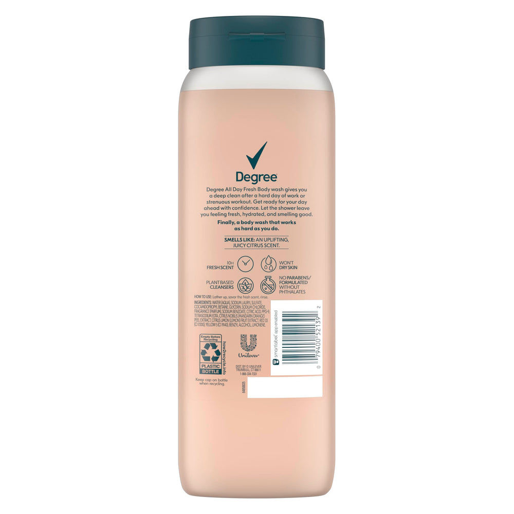 Degree All Day Fresh Citrus: derrame suave para uso diario sin desperdicio