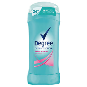 Degree barra desodorante de aplicación suave para uso diario.