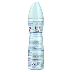 Degree Sexy Intrigue spray in action demonstrates instant dryness and lightweight feel.