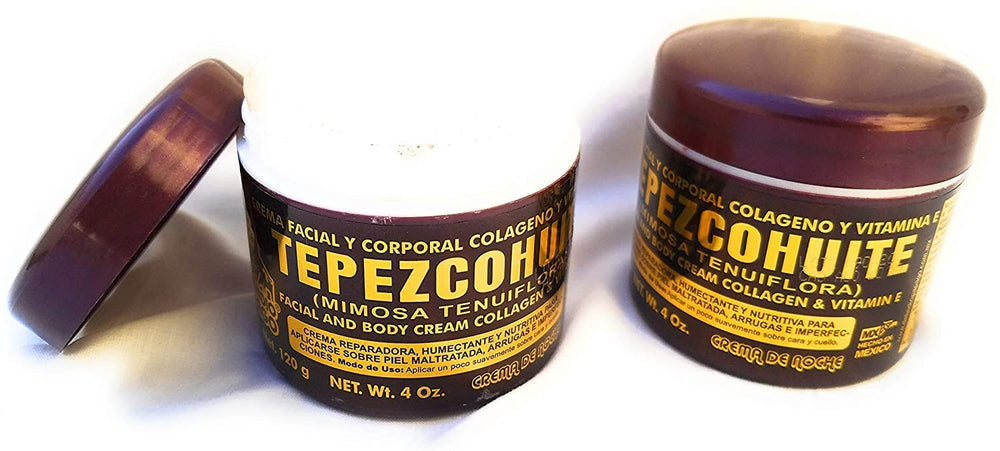 Del Indio Papago Tepezcohuite crema facial y corporal, absorción rápida sin grasa