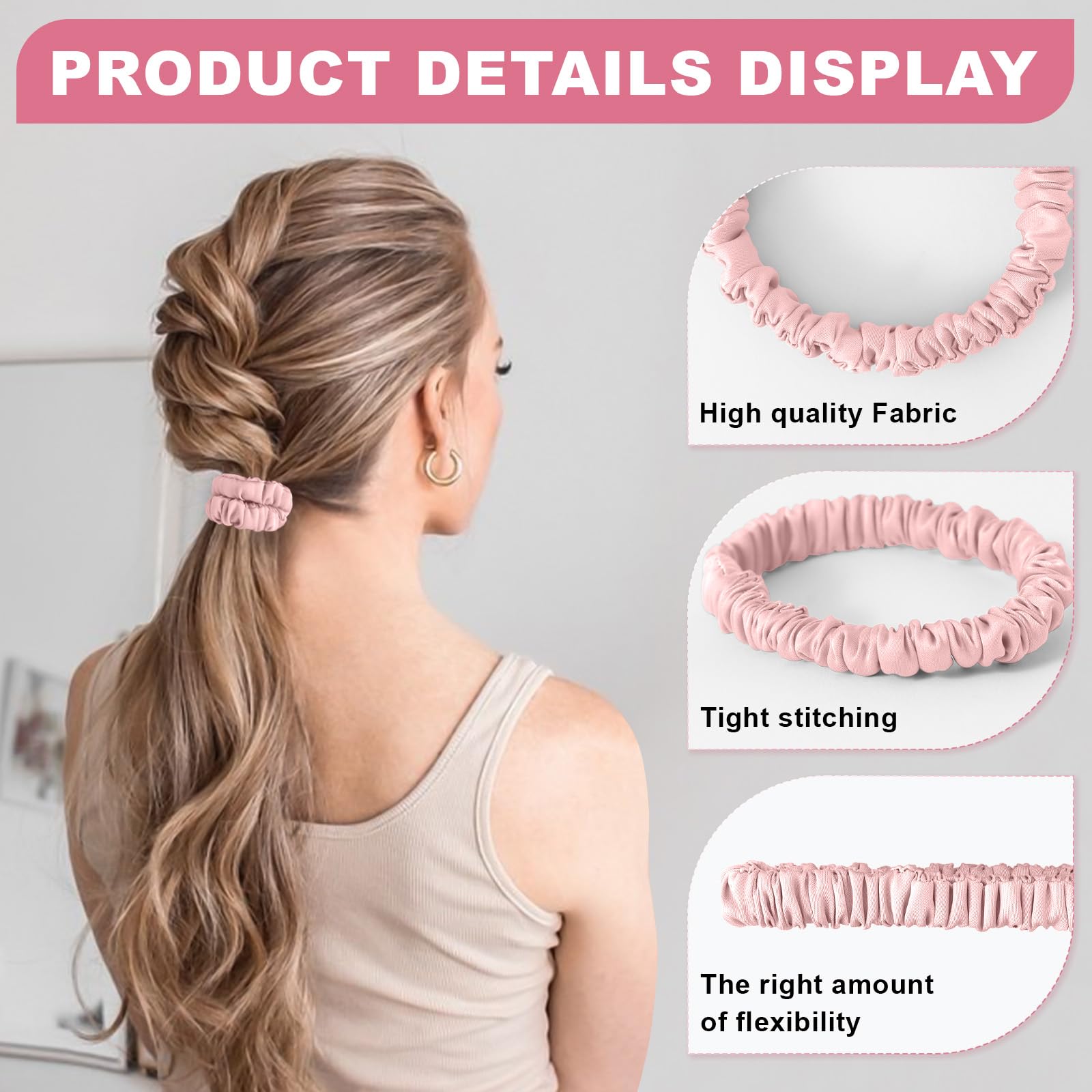 DEMAZALO lazo de seda para cabello color 05 cómodo todo el día