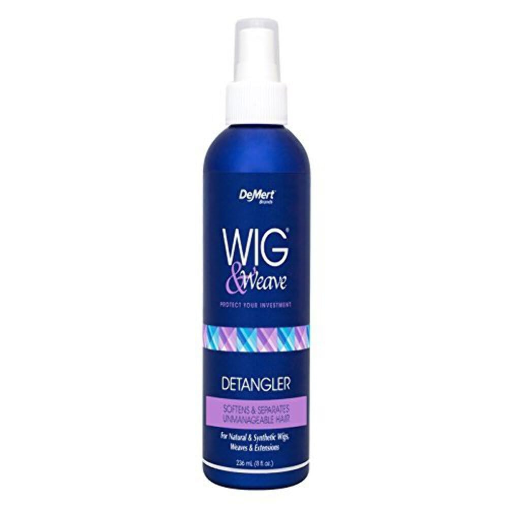Demert Desenredante para pelucas y extensiones, suaviza y separa cabello rebelde