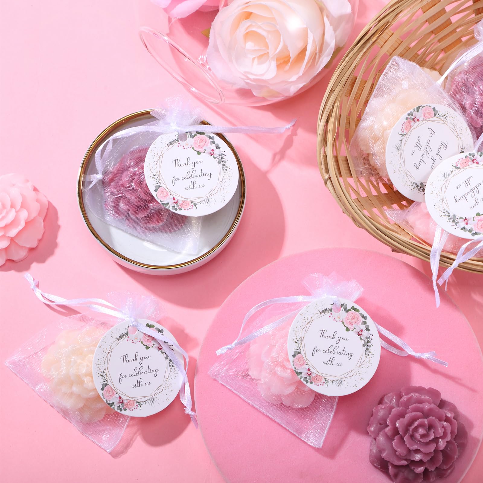 Demissle jabones regalo para invitados de boda, detalle sofisticado