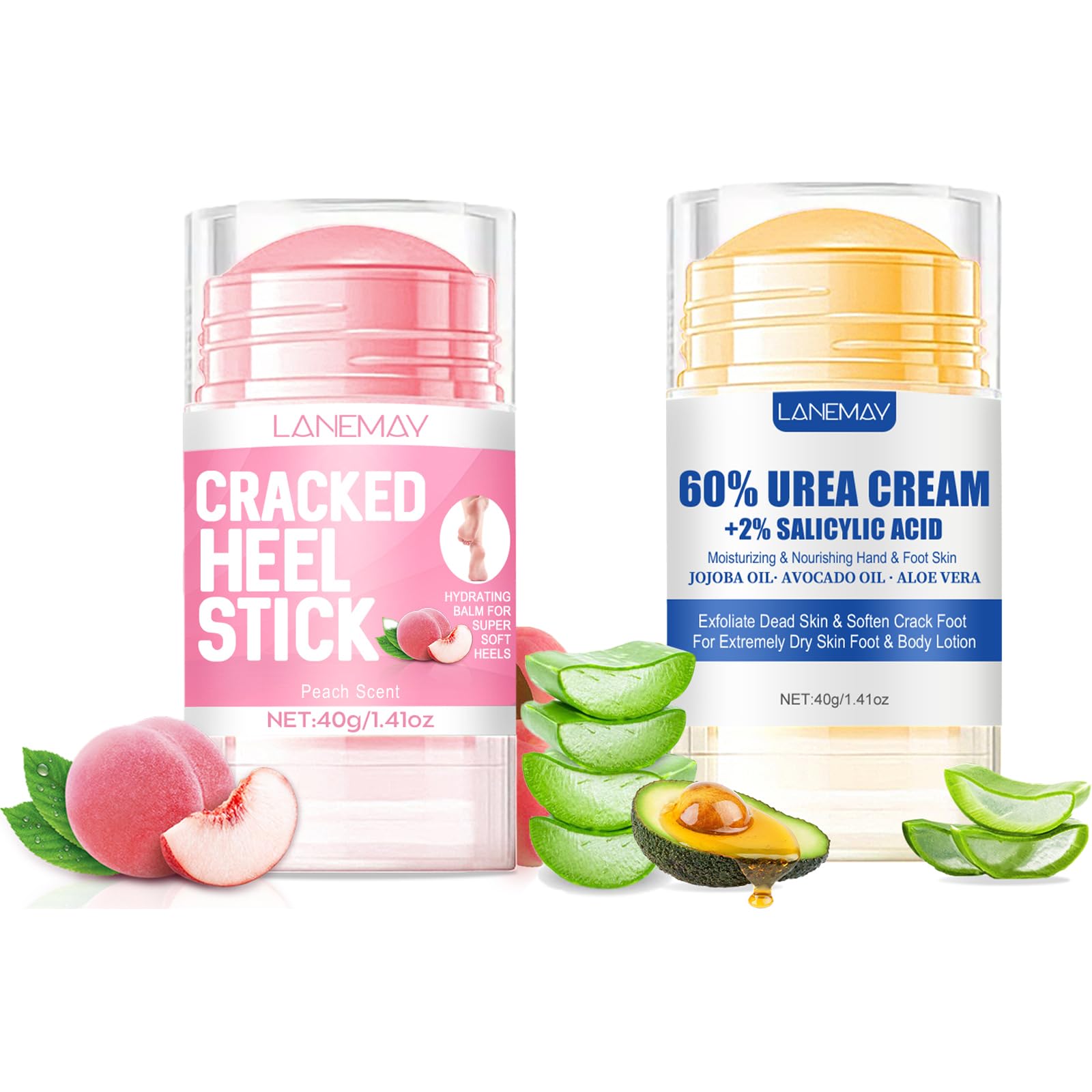 DENESTUP crema urea 60% para talones agrietados, ofrece hidratación profunda y reparación suave