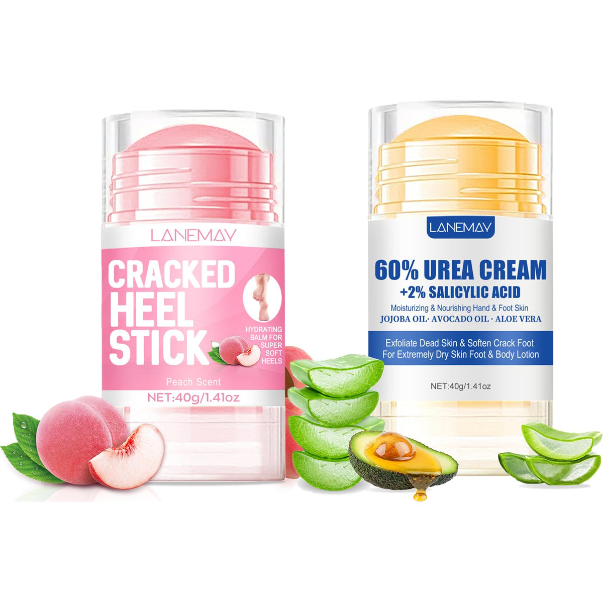 DENESTUP crema urea 60% para talones agrietados, ofrece hidratación profunda y reparación suave