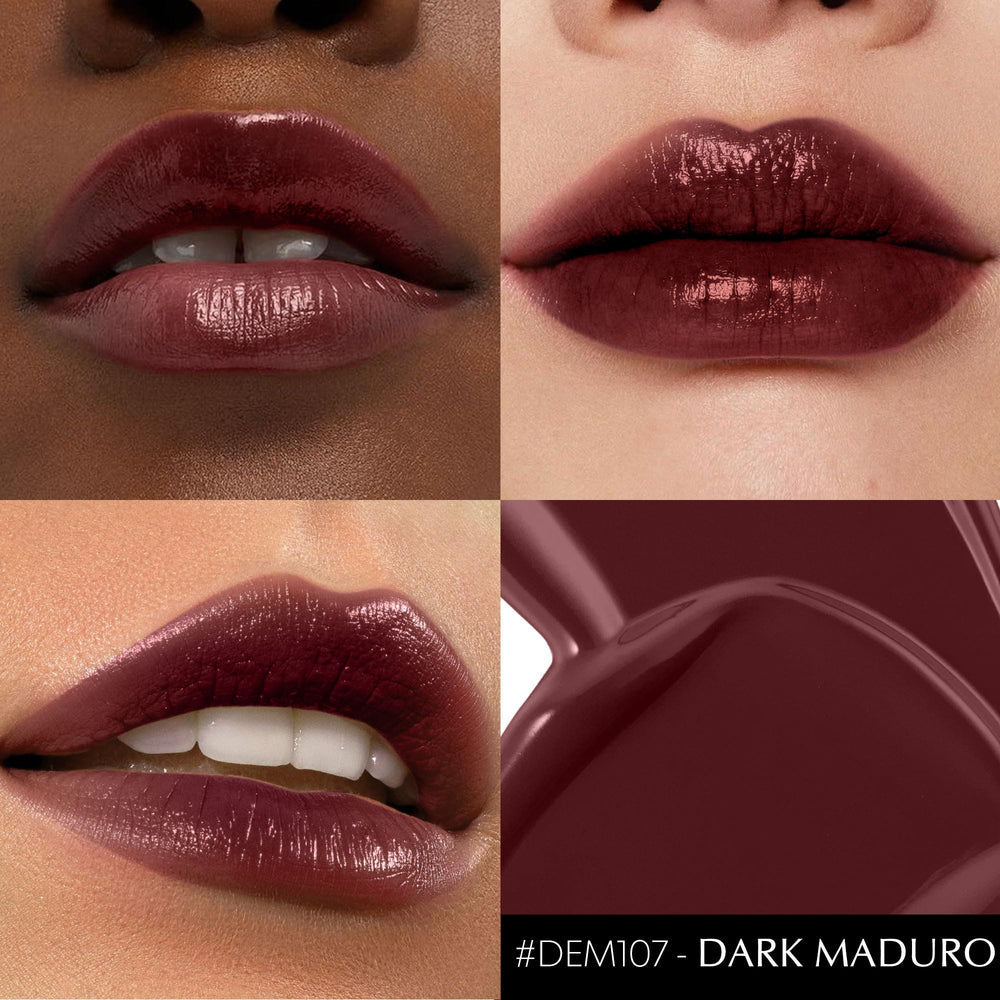 Depuplum muestra tono marrón oscuro para ver color y acabado.