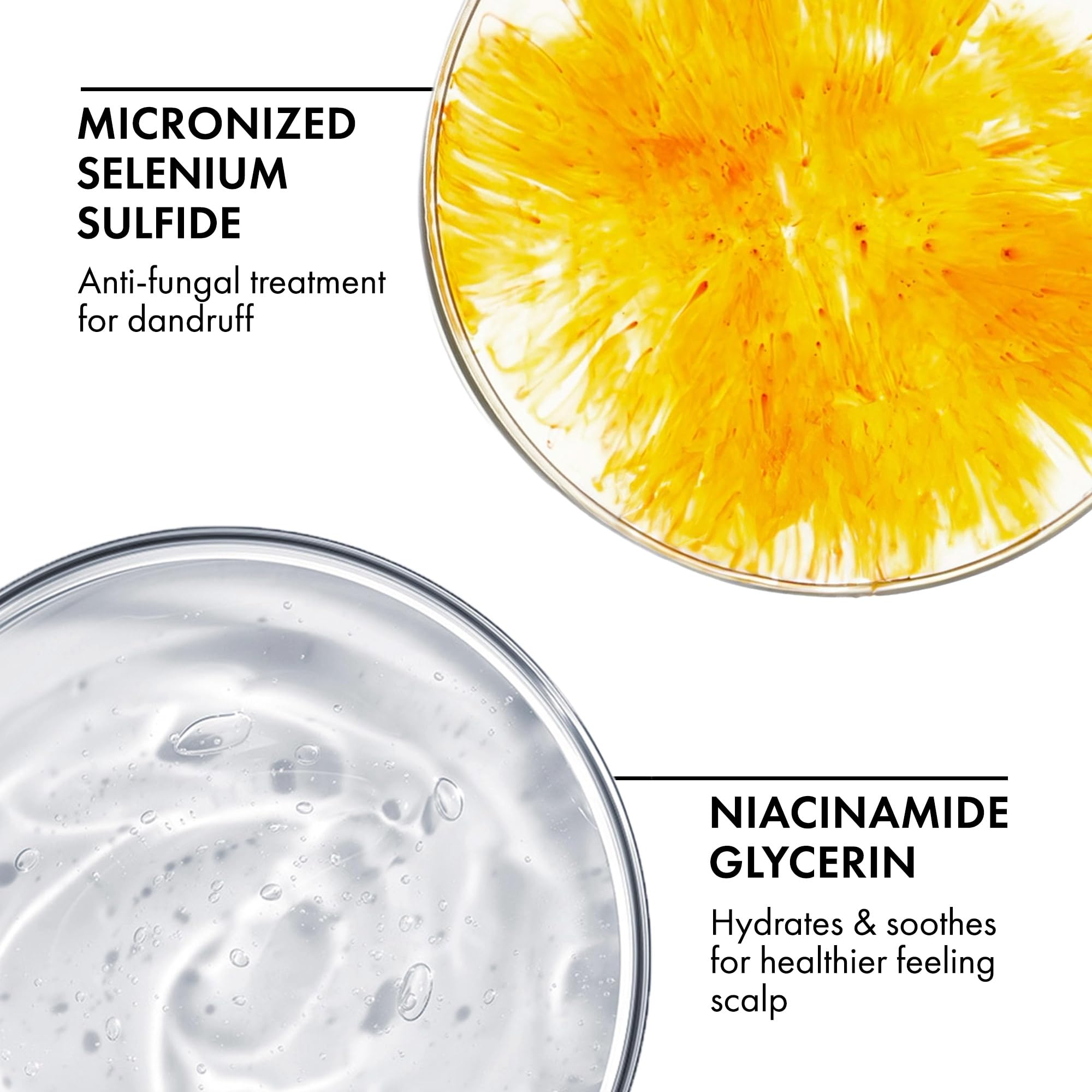 Dercos niacinamide and glycerin for healthier-looking hair