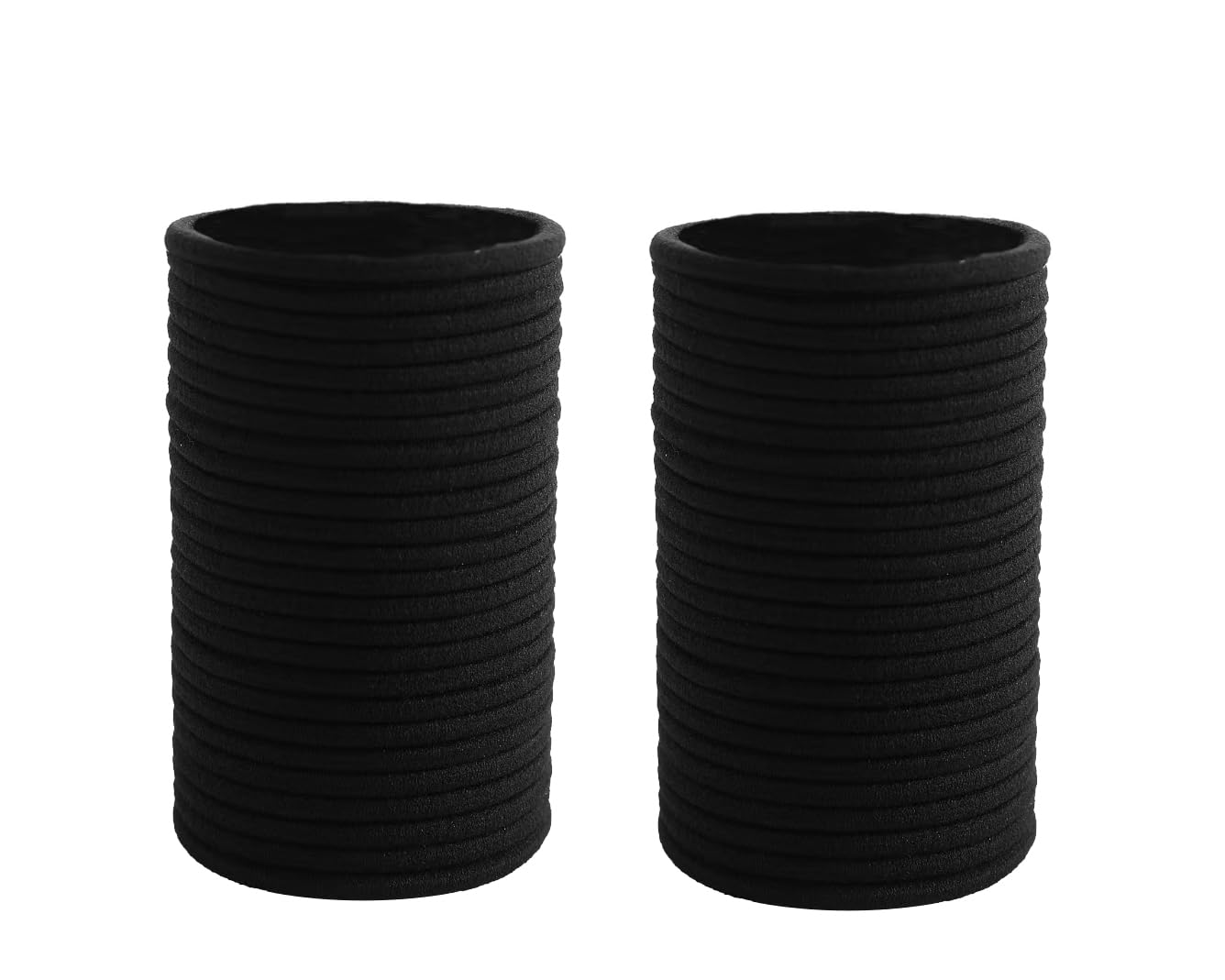 DERICOR coleteros elásticos 4mm negros para coletas duraderas.