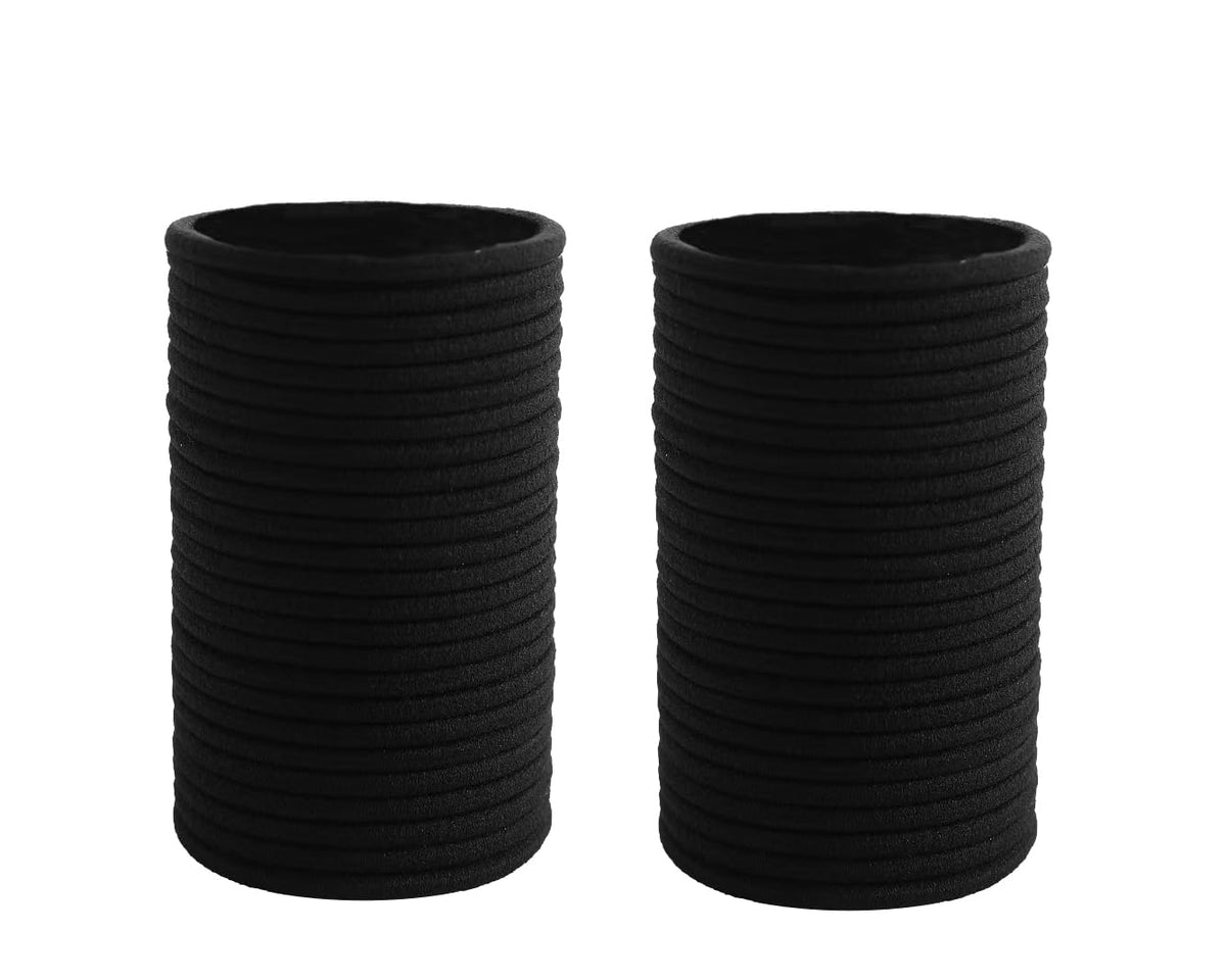 DERICOR coleteros elásticos 4mm negros para coletas duraderas.
