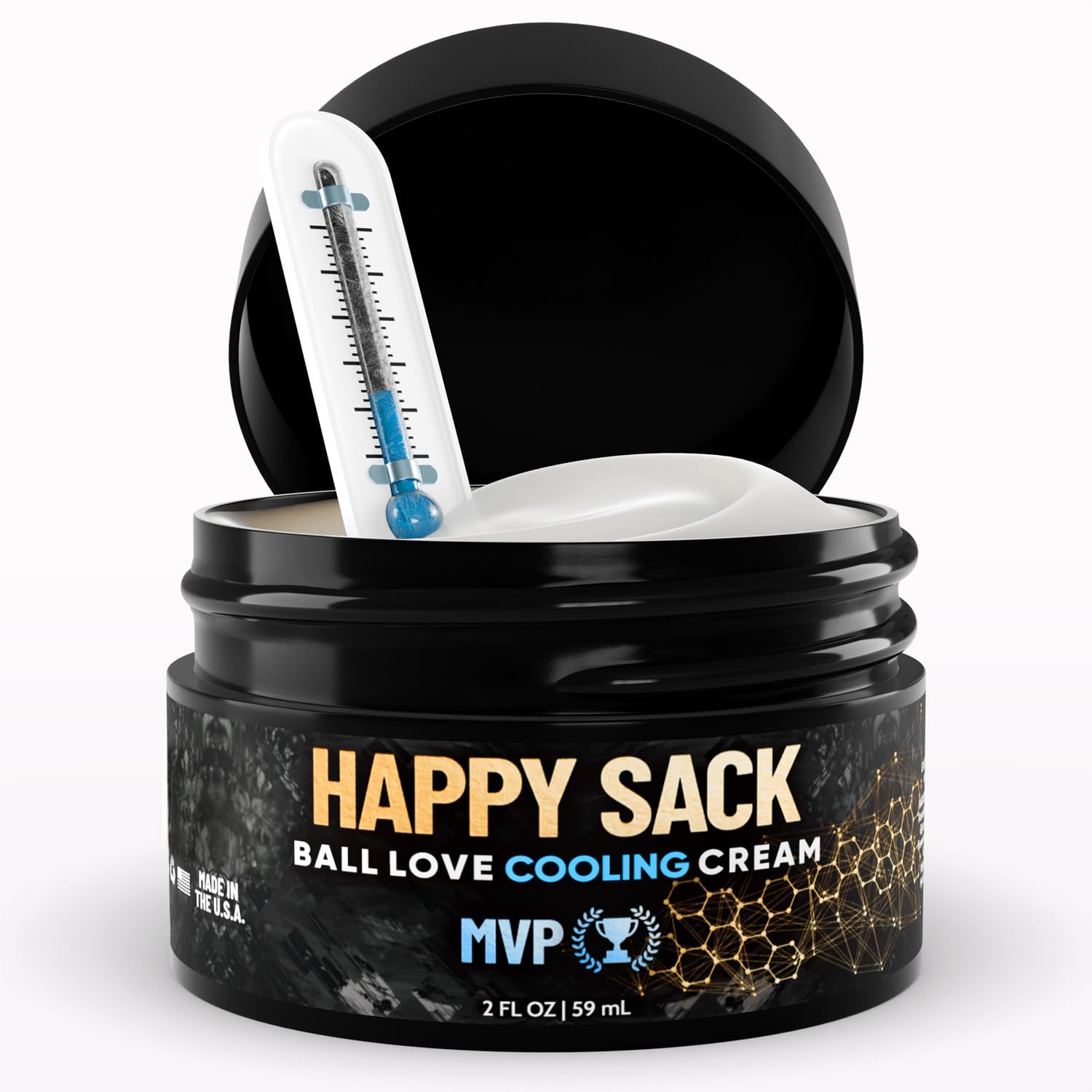 Derm Dude Happy Sack Desodorante, enfoque desodorante, protección duradera de olores para la zona íntima