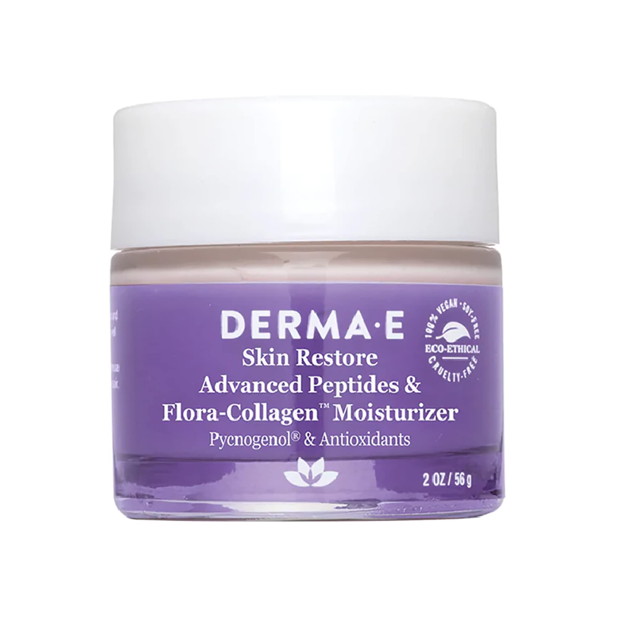 Derma E con Pycnogenol y antioxidantes para elasticidad de la piel.