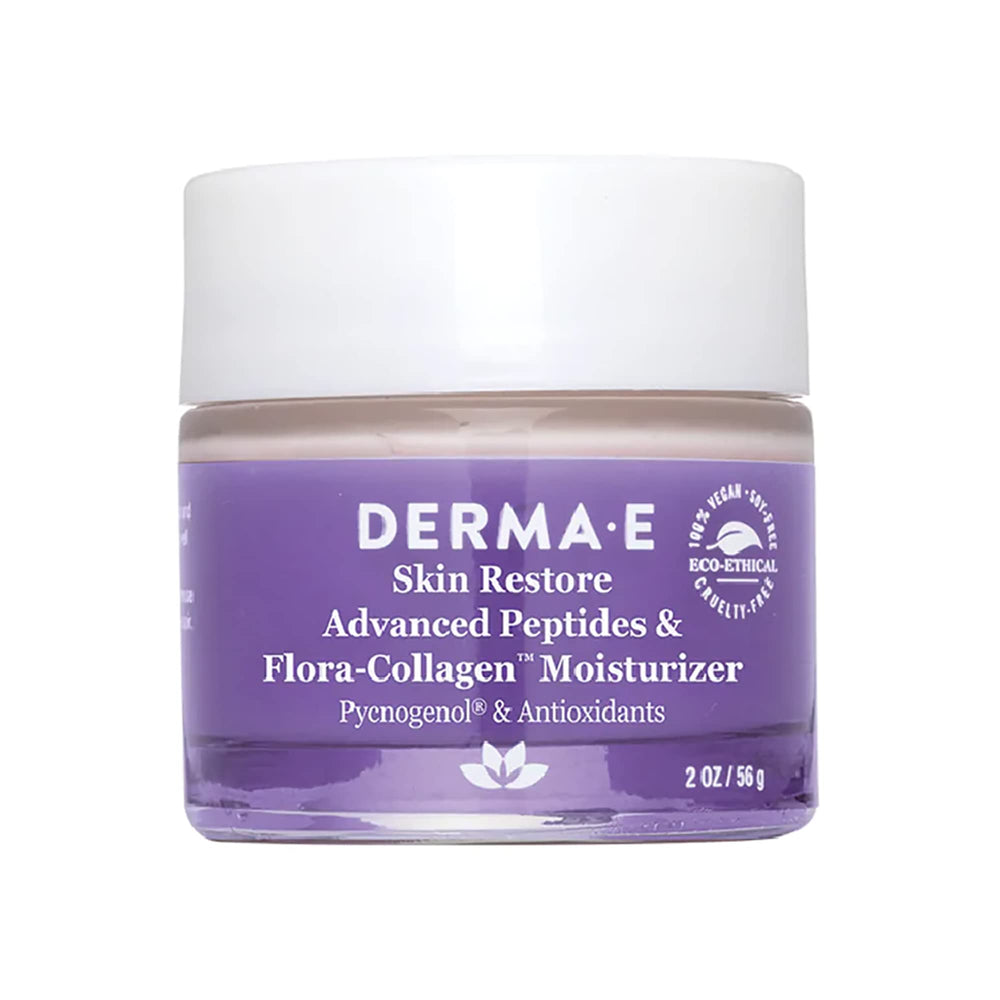 Derma E con Pycnogenol y antioxidantes para elasticidad de la piel.