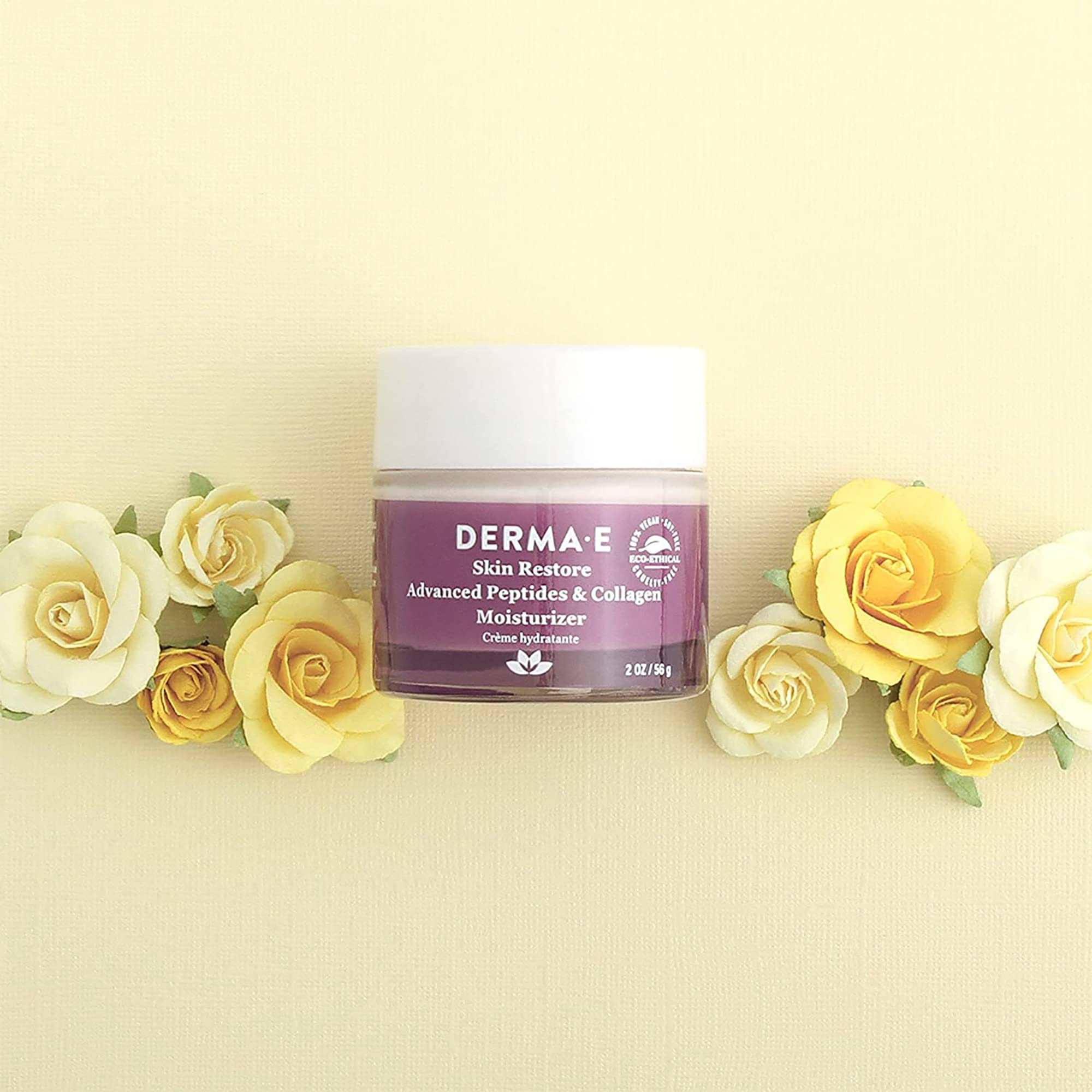 Derma E sensación suave al aplicar.