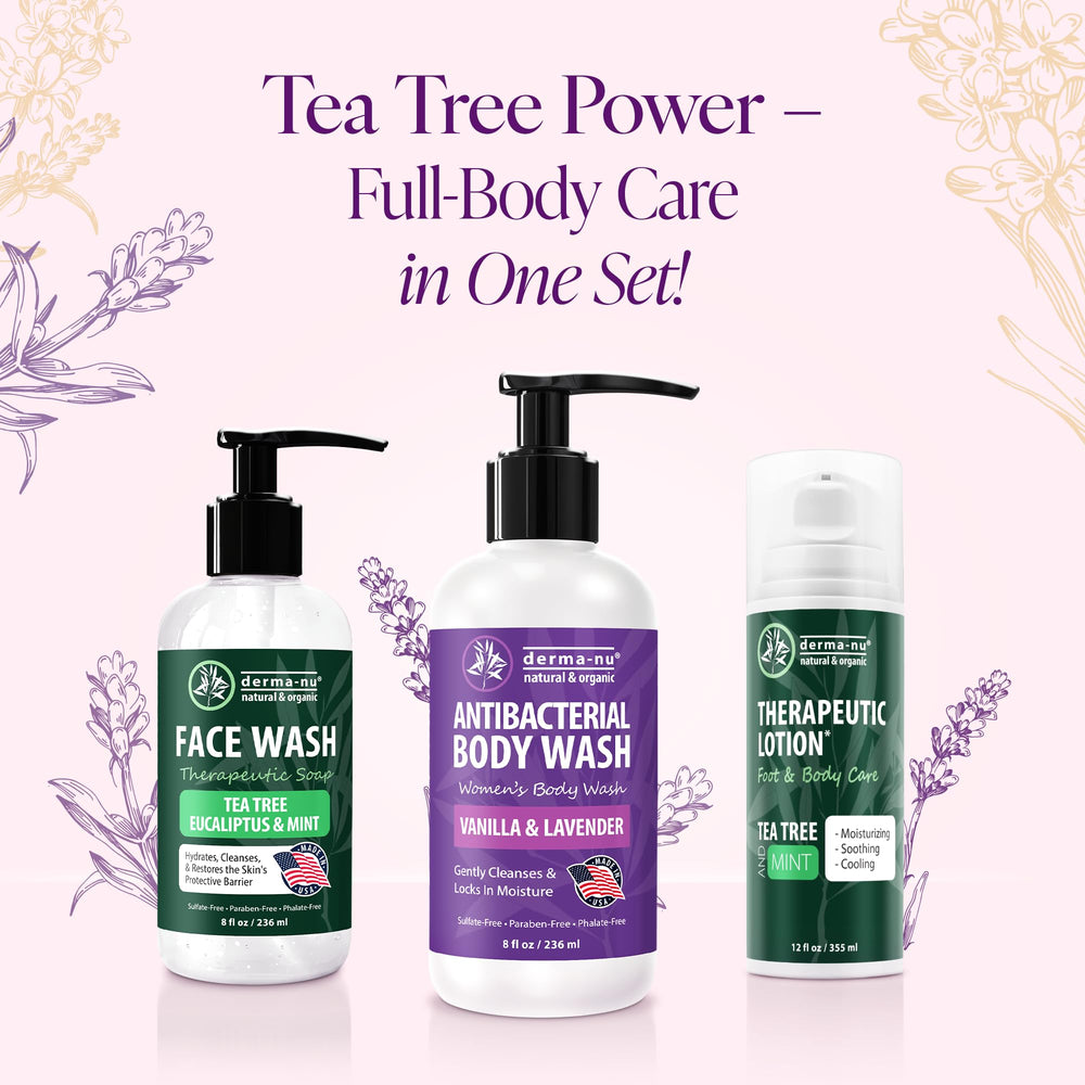 Derma-Nu Ritual Diario: botella lavanda-vanilla, experiencia de ducha relajante y agradable