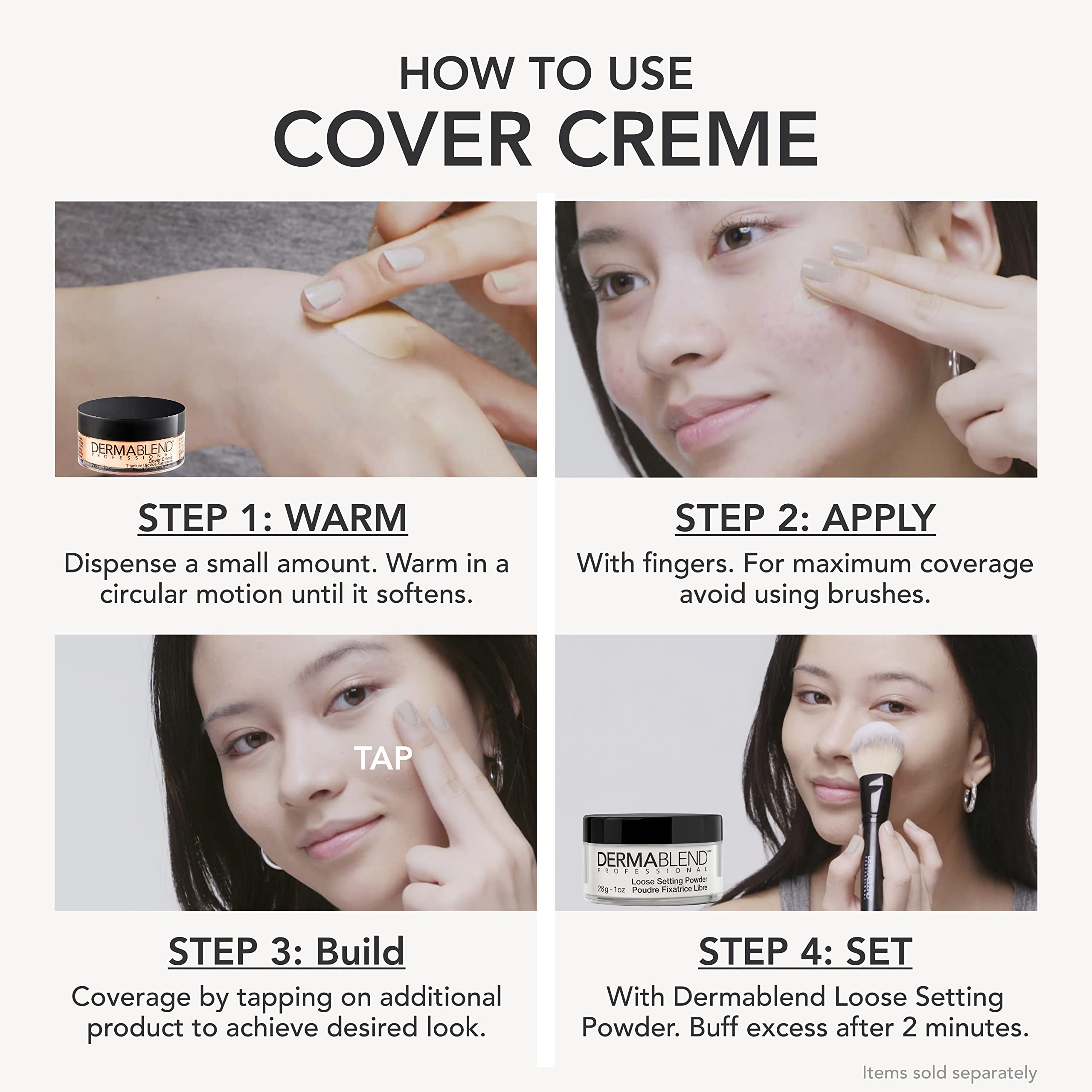 Dermablend Cover Creme ayuda a reparar y fortalecer la barrera de la piel.