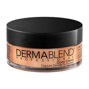 Dermablend Cover Crème muestra textura cremosa para cobertura total y natural