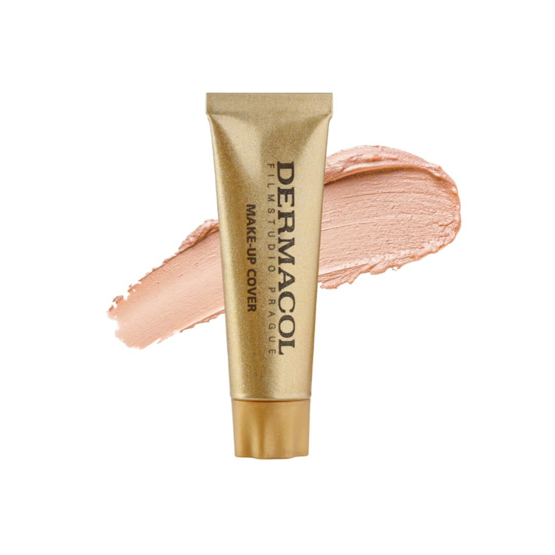Dermacol fundación cobertura total 207, oculta manchas y mejora tono para un look natural