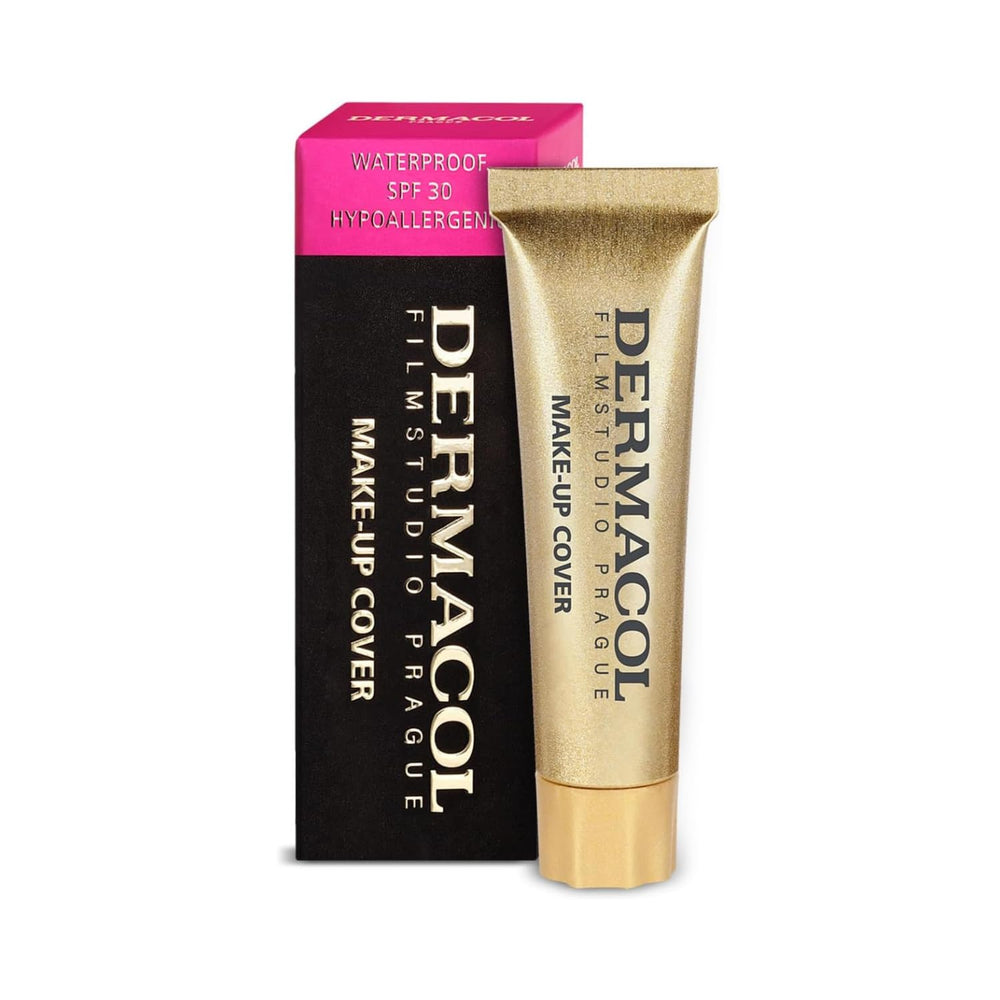 Dermacol base líquida mate SPF 30 tono 207, acabado ligero y protección diaria