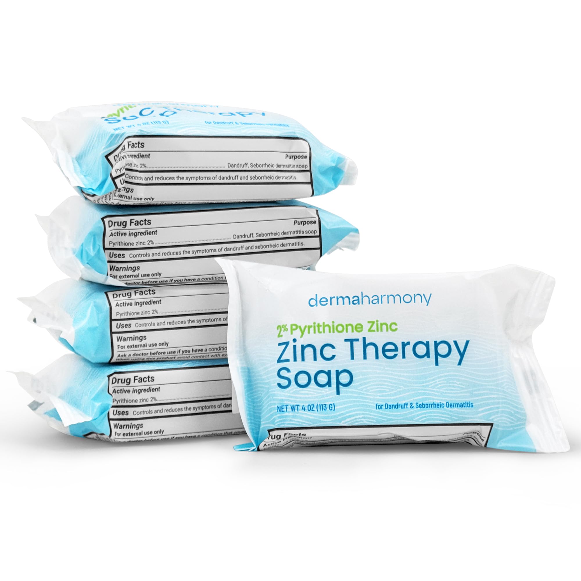 Dermaharmony ZnP 2%, empaque de caja para baño