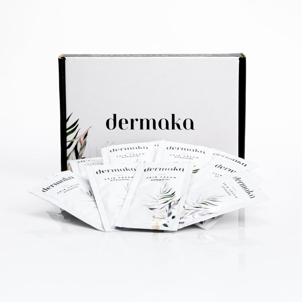 Dermaka crema textura no grasa, ideal para aplicar en rostro y cuerpo.