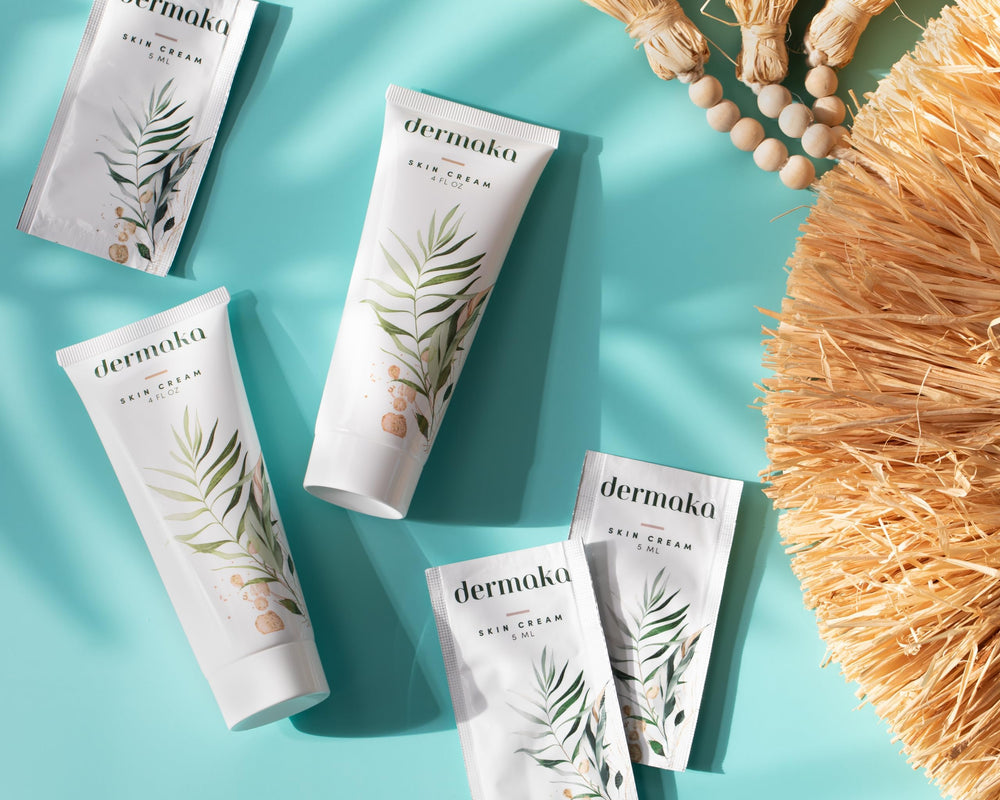 Dermaka crema para uso pre y post procedimiento, cuidado cómodo.