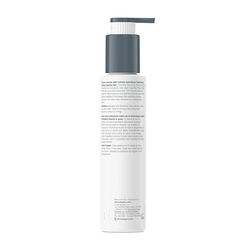Dermalogica AfterGlow textura crema hidratante que suaviza la piel durante la limpieza.