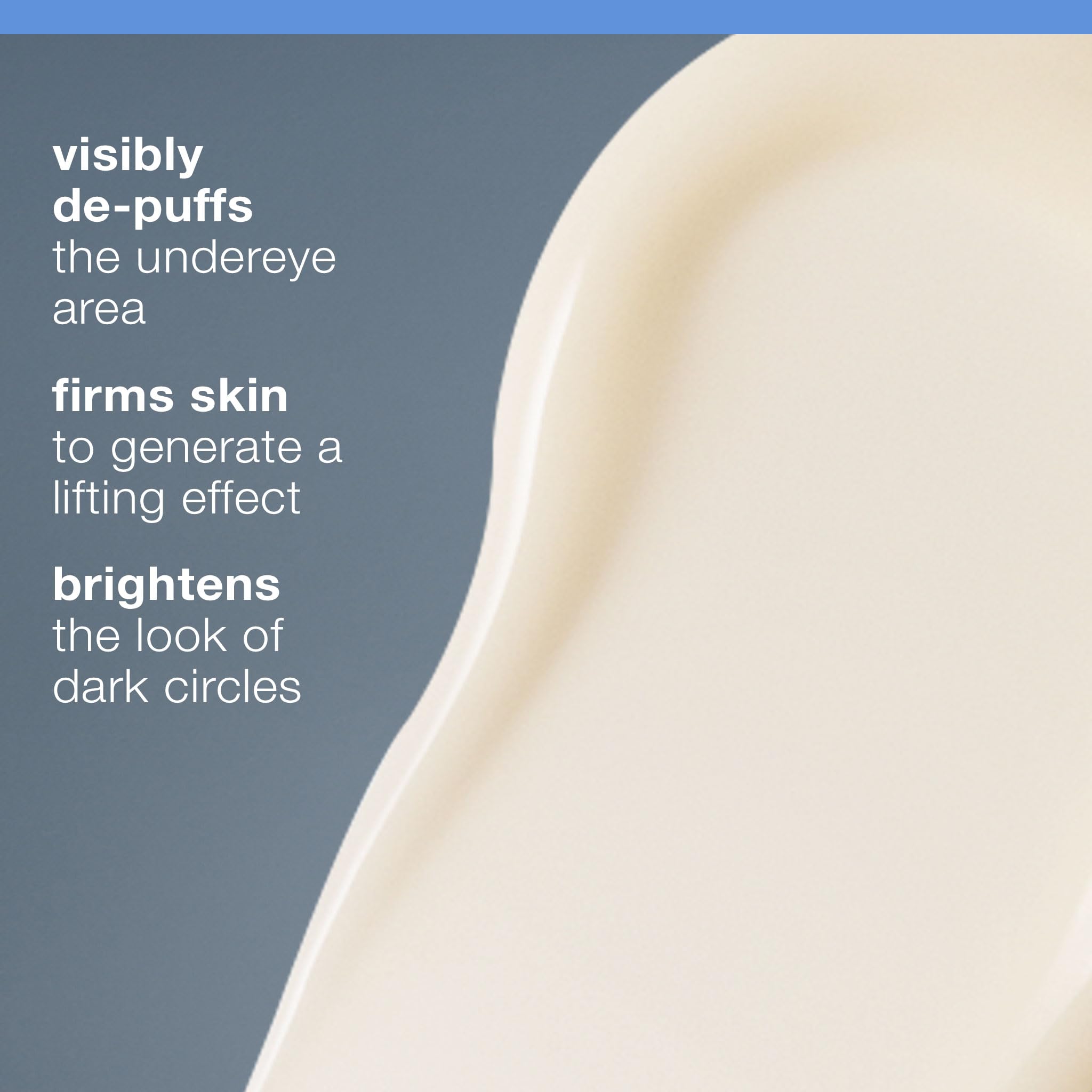 Dermalogica Stress Positive Eye Lift Mask aplicación en ojos ayuda a deshinchar