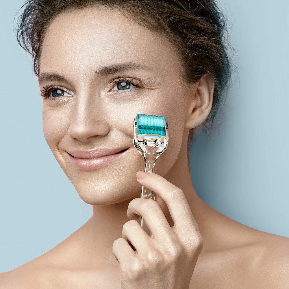 GXBRSY Derma Roller: estuche de almacenamiento que mantiene las agujas limpias.