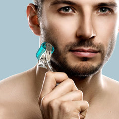 GXBRSY Derma Roller: uso doméstico seguro para rostro y barba.