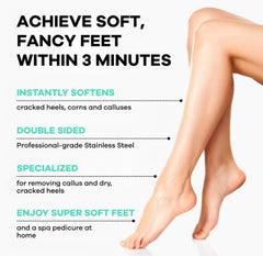 Dermasuri Exfoliación e hidratación para piel de los pies.