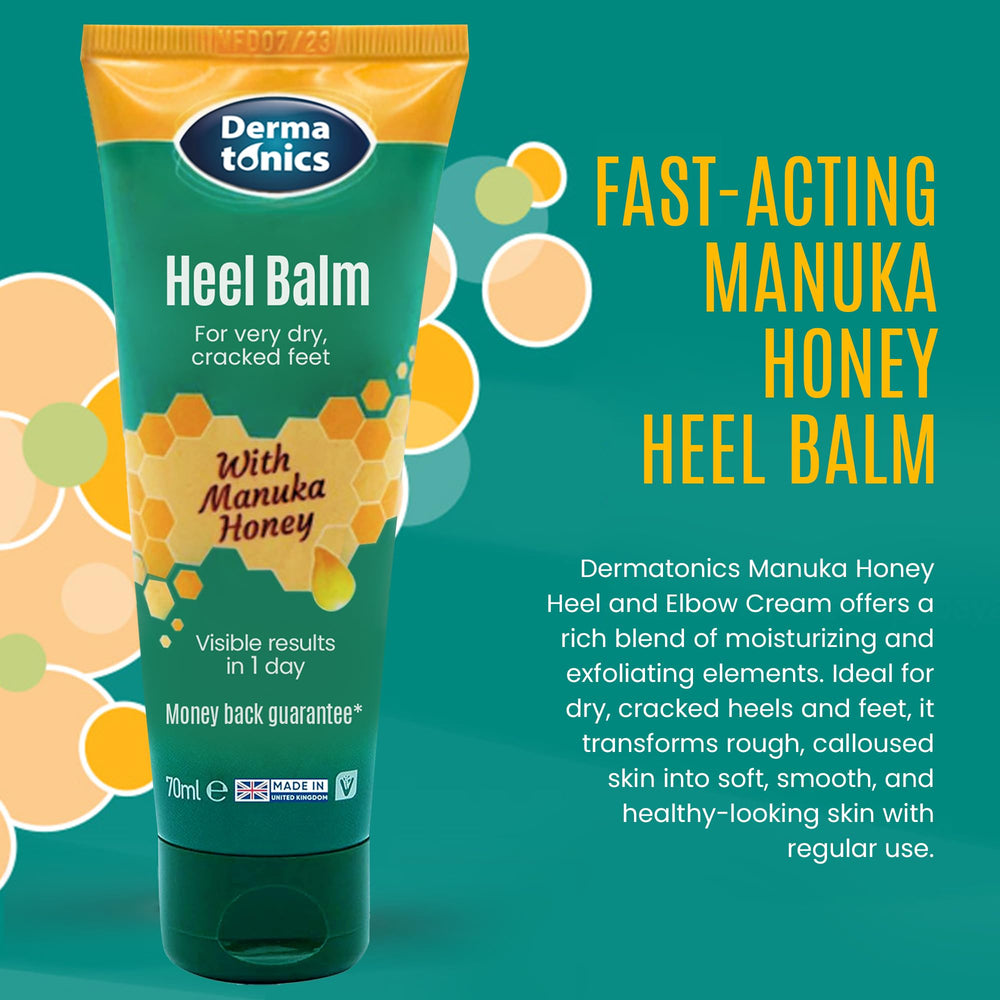Dermatonics crema para pies, aplicación suave, masaje para pies cansados.
