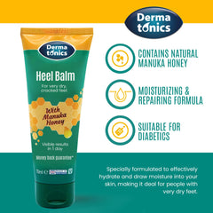Dermatonics crema para pies, tubo de 70 ml, cuidado diario práctico.