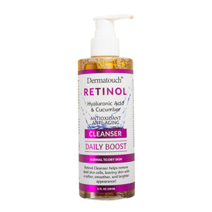 Dermatouch Retinol Limpiador Facial - botella: limpieza suave diaria