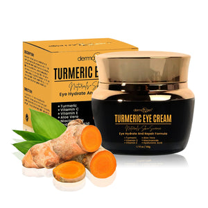 DERMAXGEN crema ojos con vitamina C y cúrcuma para piel luminosa.