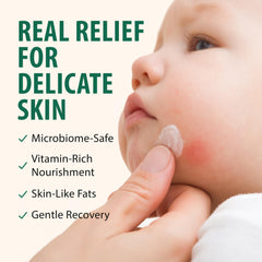 DERMOIA balm con jojoba y vitamina E para hidratación prolongada.