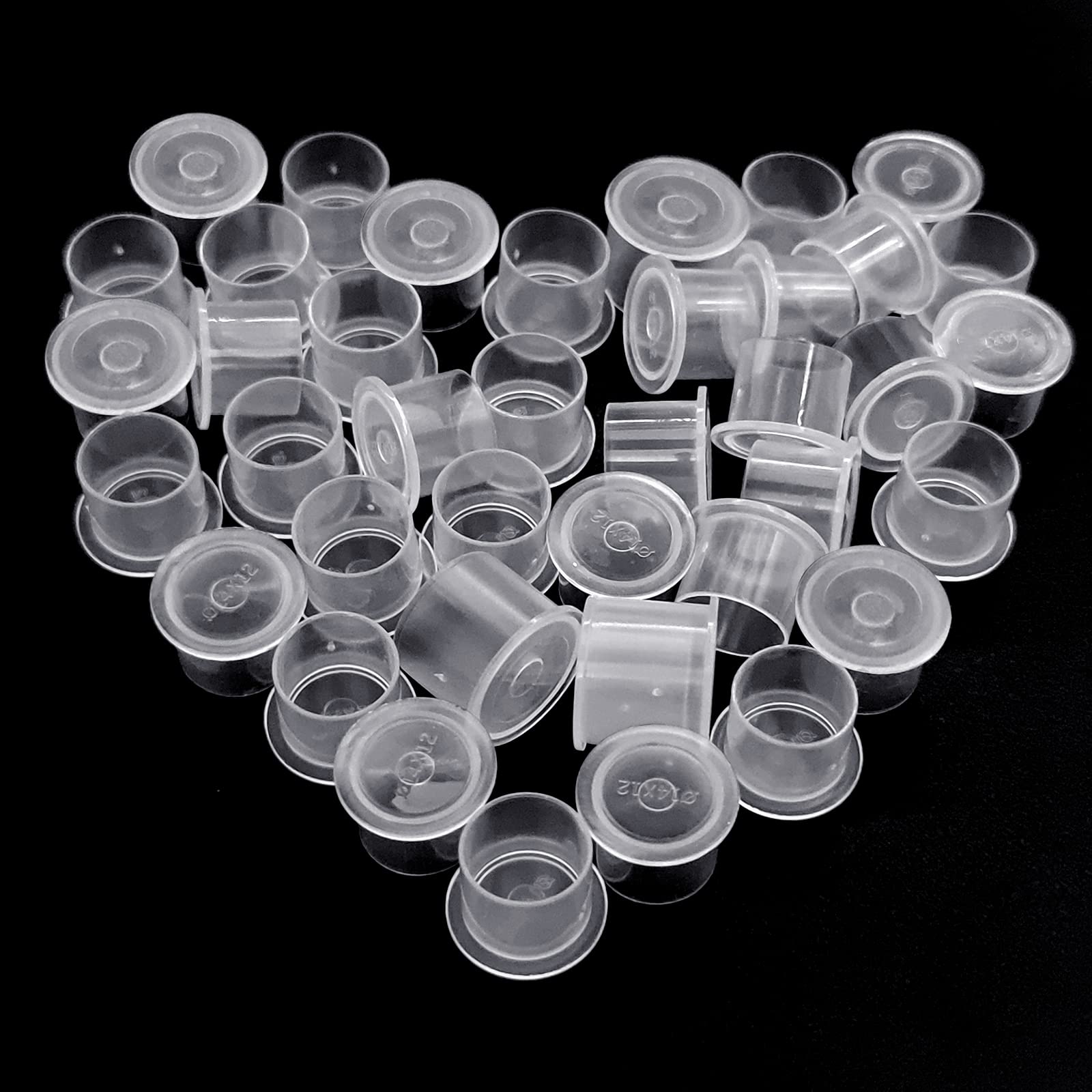 DERSTRA tapas de pigmento de 14 mm, compatibles con máquinas de tatuaje.