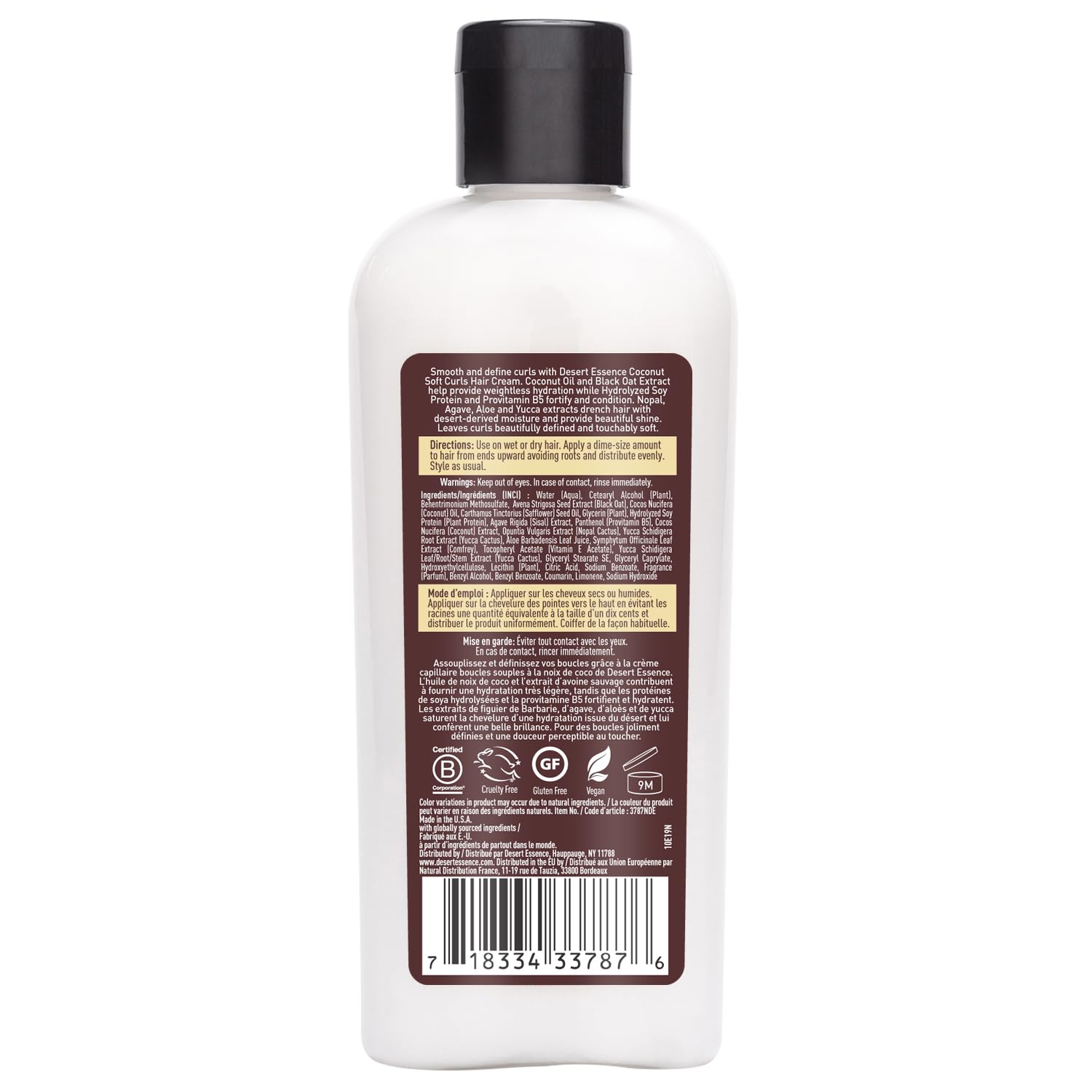 Desert Essence proteinas de soya elasticidad en rizos