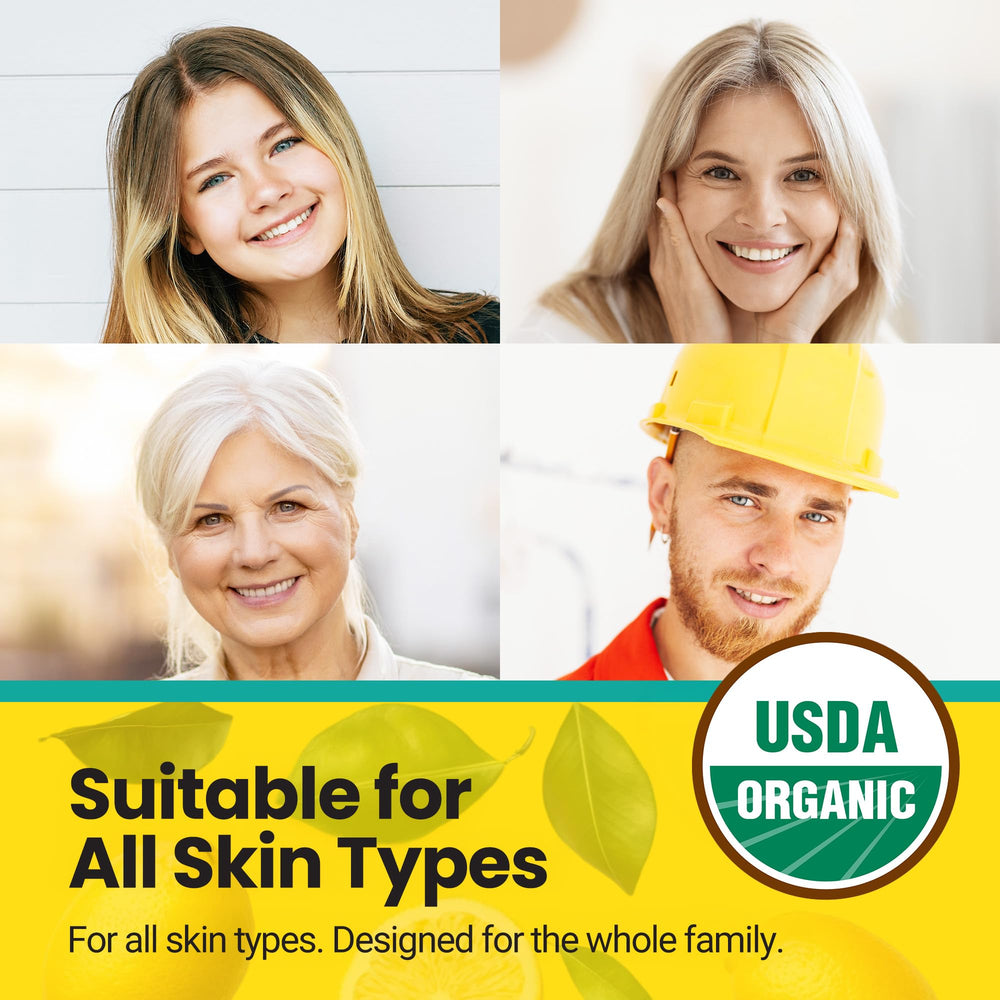 Desert Oasis Skincare ingredientes orgánicos jojoba, piel suave y nutrida