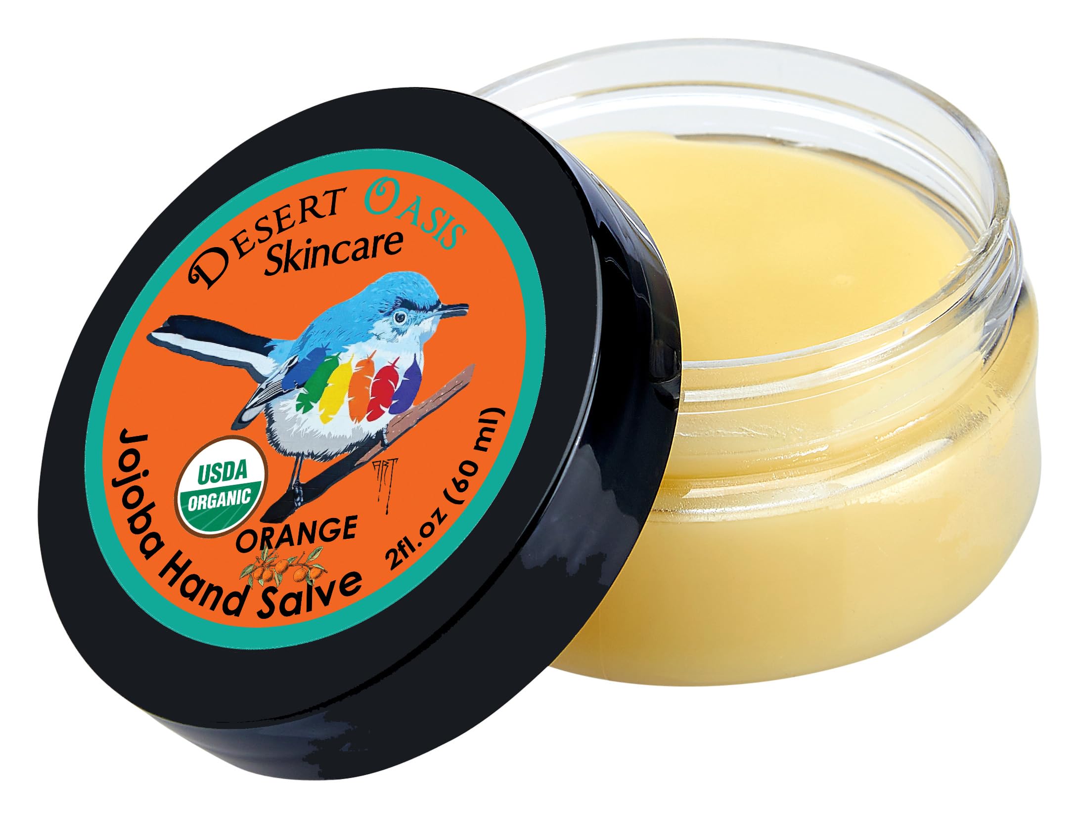 Desert Oasis Bálsamo Mano Naranja, textura suave que nutre y protege la piel.