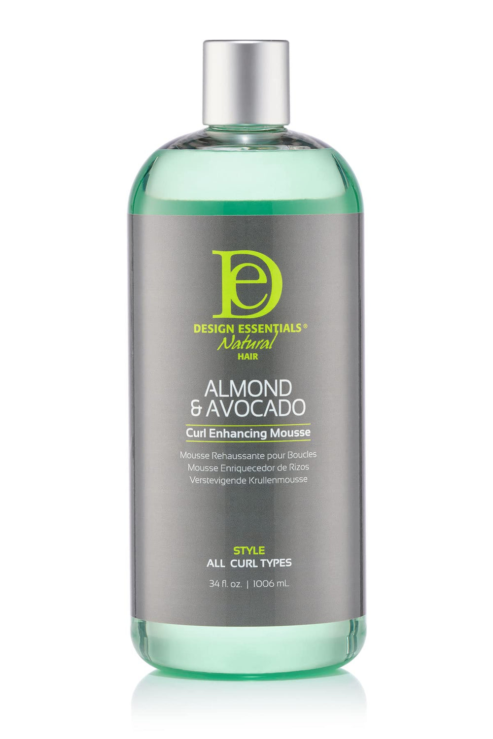 Design Essentials Mousse Definidora – recarga 34 oz para definición suave en rizos