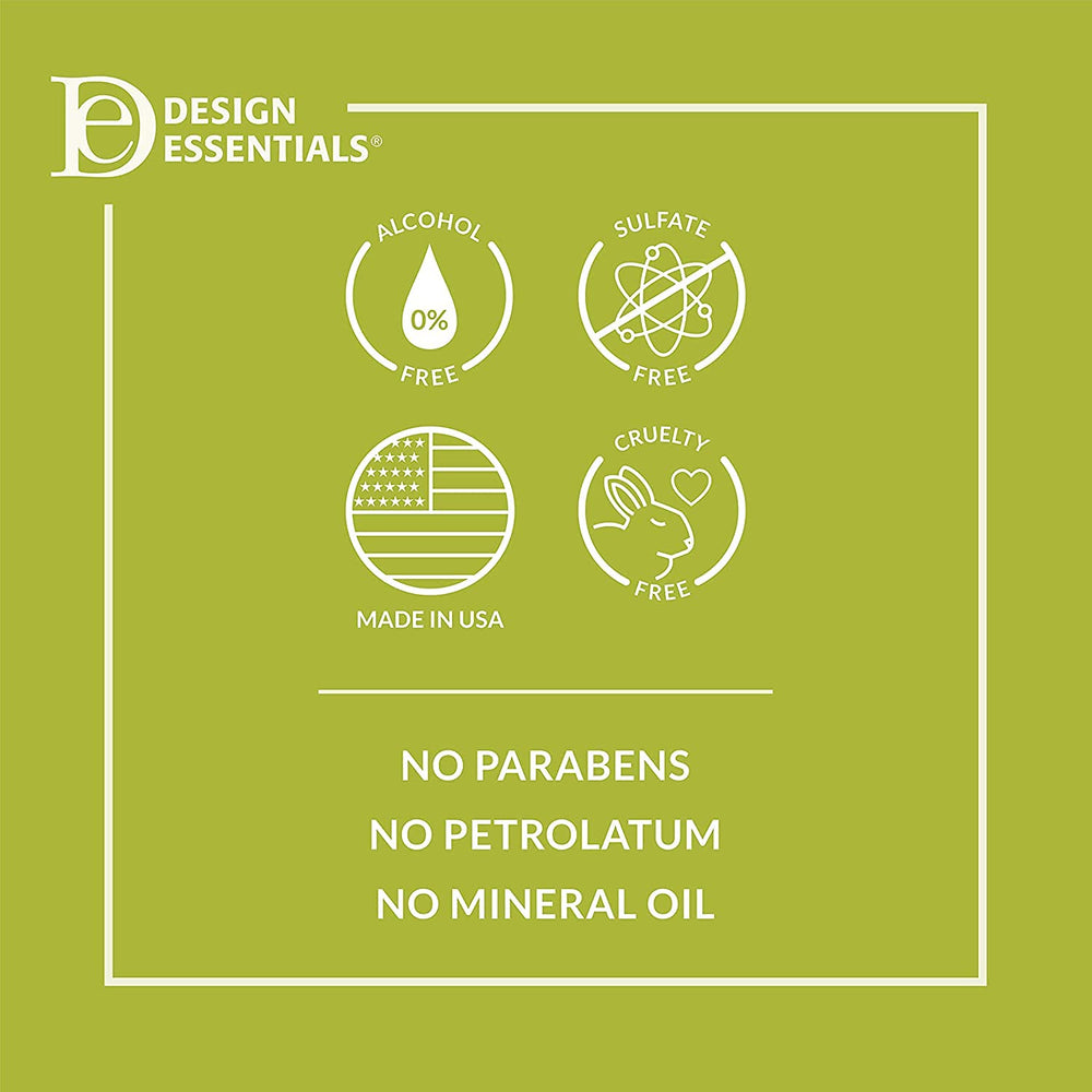 Definición y control del frizz con Design Essentials Mousse Definidora