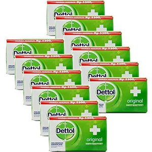 Dettol Original barra de jabón para manos, limpieza diaria y piel suave.
