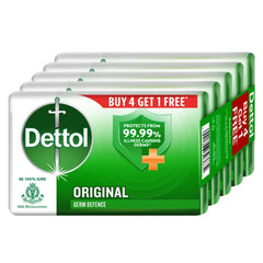 Dettol Jabon Original proteccion-gérmenes, barra de 150 g para uso diario.